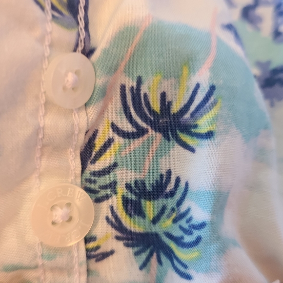 J. Crew Men's Classic Short Sleeve Button Down Shirt, Size: Medium Color: Island - Picture 9 of 16